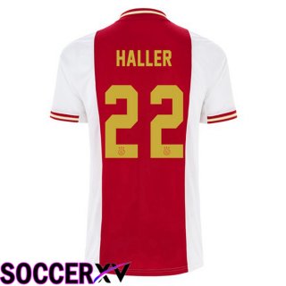 AFC Ajax (Haller 22) Home Jersey White Red 2022 2023