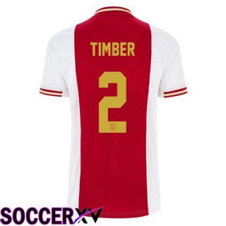 AFC Ajax (Timber 2) Home Jersey White Red 2022 2023