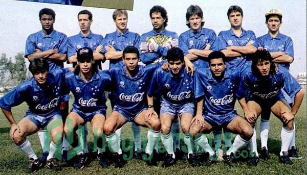 1993-1994 Cruzeiro EC Retro Home Jersey Blue